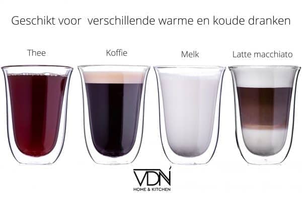 Dubbelwandige glazen 300ml 3