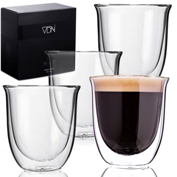 Vdn dubbelwandige glazen set