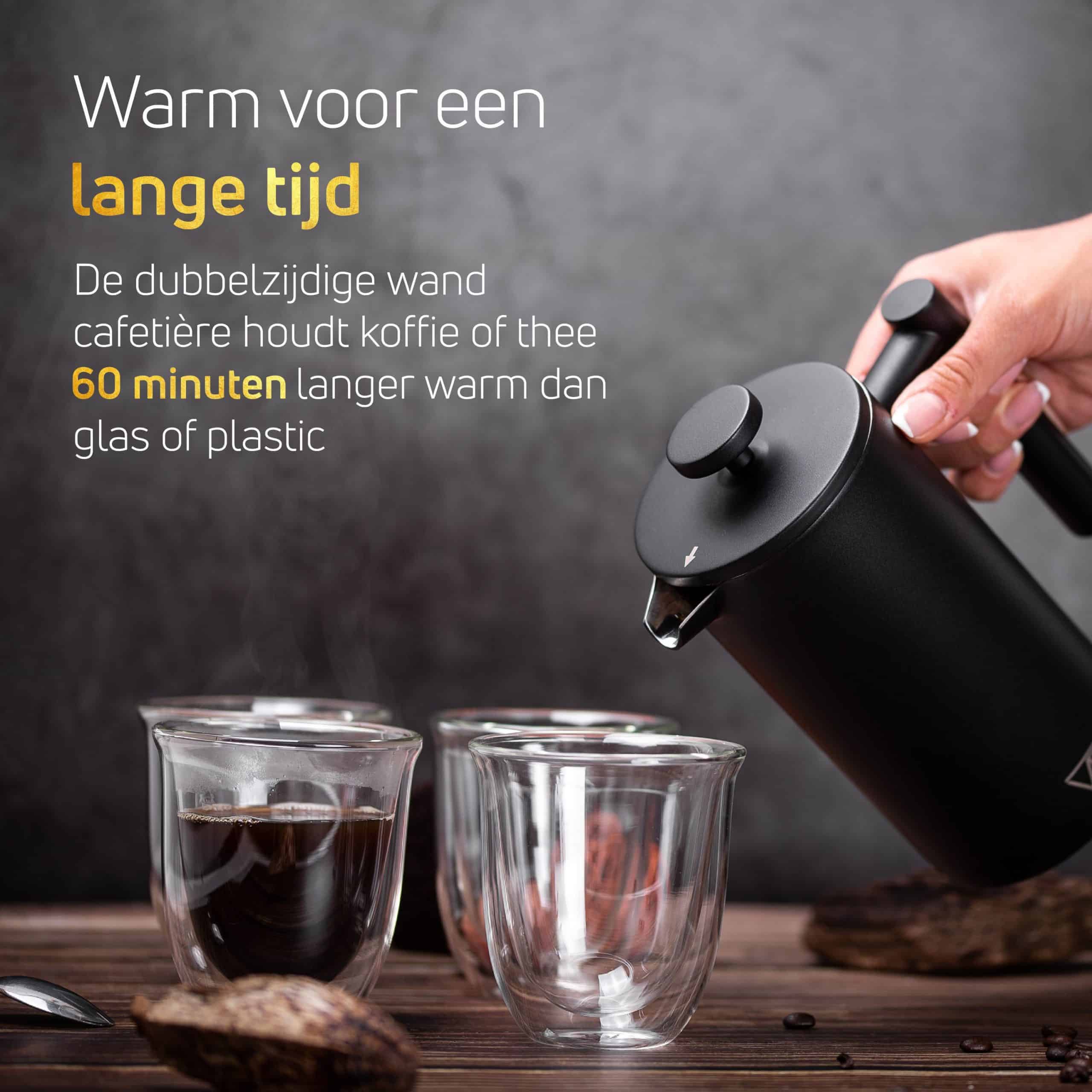 Cafetière dubbelwandig 0.8L VDN