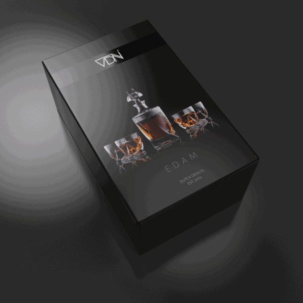 Edam whiskey set met karaf