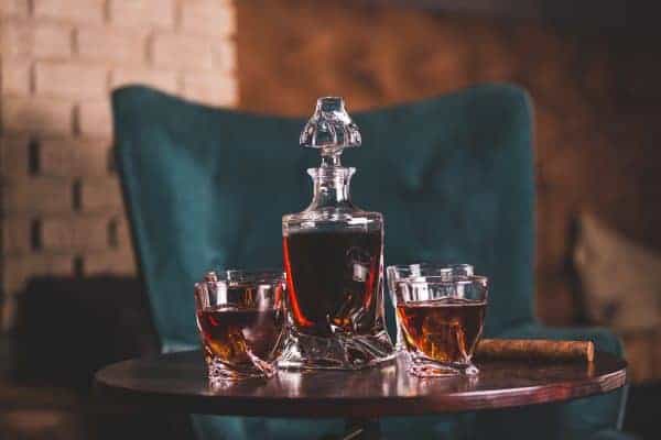 Luxe whiskey glazen met karaf