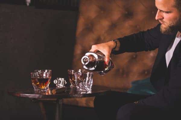 Whiskey glas sfeervol
