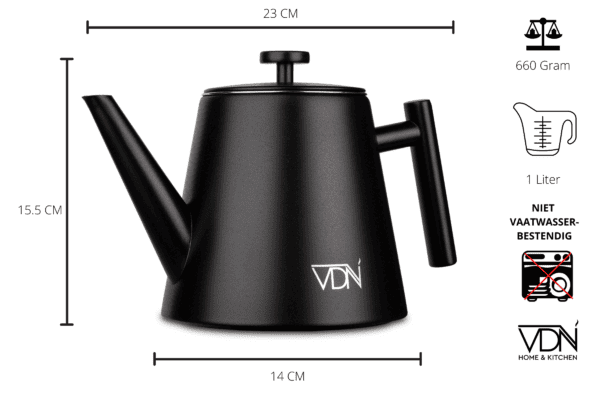 Dubbelwandige theepot